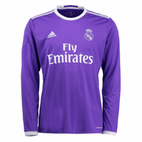 Retro Real Madrid Long Sleeve Away Jersey 2016/17