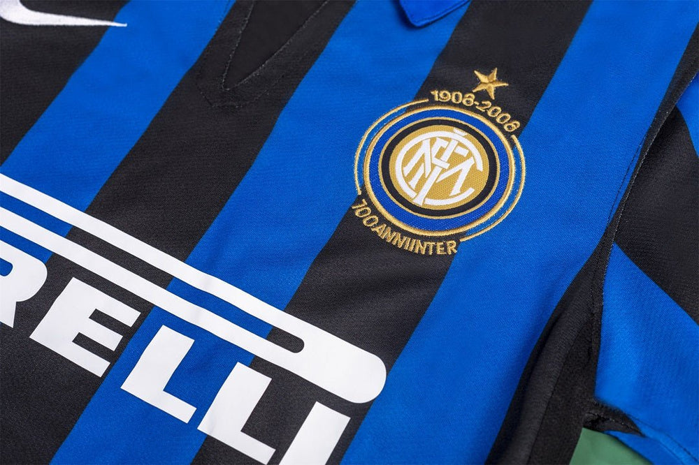 Retro Inter Milan 100th Anniversary Home Jersey 2007/08