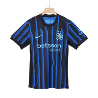 Inter Milan Home Custom Player Version Soccer Jersey 2025/26