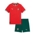 Portugal Home Soccer Jersey Kit 2025 Kids(Jersey+Shorts)