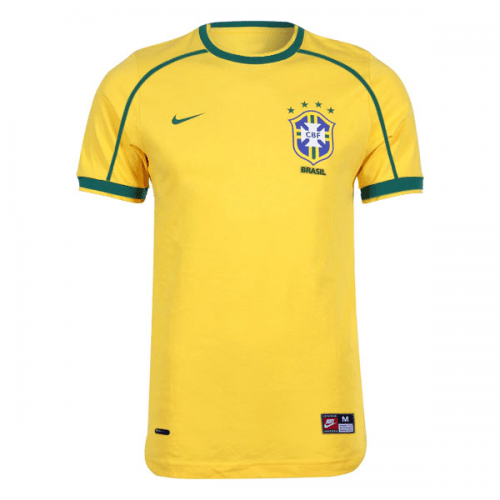 Retro Brazil Home Jersey World Cup 1998