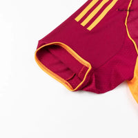 Roma Home Custom Player Version Soccer Jersey 2025/26