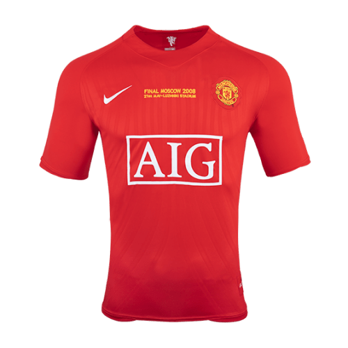 Retro Manchester United UCL Final Home Jersey 2007/08
