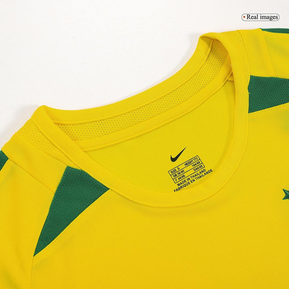 Retro Brazil Home Jersey World Cup 2002