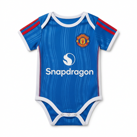 Manchester United blue Away Baby 2026/27