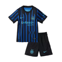 Inter Milan Home Soccer Jersey Kit 2025/26 Kids(Jersey+Shorts)