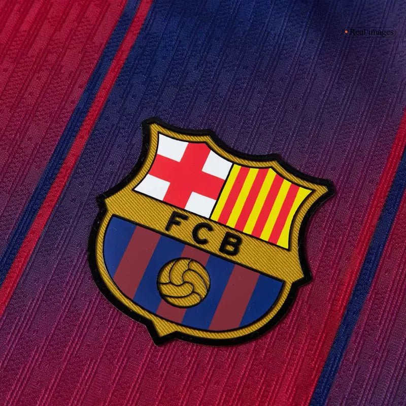 Barcelona PEDRI #8 Home Custom Player Version Soccer Jersey 2025/26 - UCL