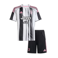 Juventus Home Soccer Jersey Kit 2025/26 Kids(Jersey+Shorts)