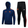Manchester United Black and Dark Blue Tracksuit