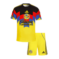 Club America Home Soccer Jersey Kit 2025/26 Kids(Jersey+Shorts)