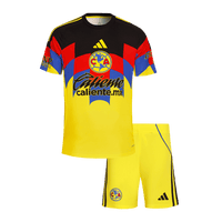 Club America Home Soccer Jersey Kit 2025/26 Kids(Jersey+Shorts)