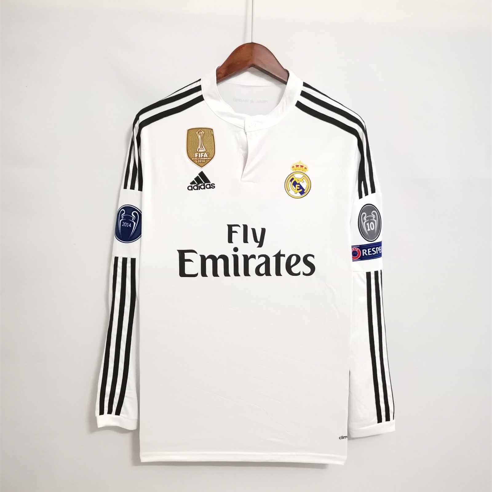 Real Madrid 2014/2015 Home kit – long sleeves