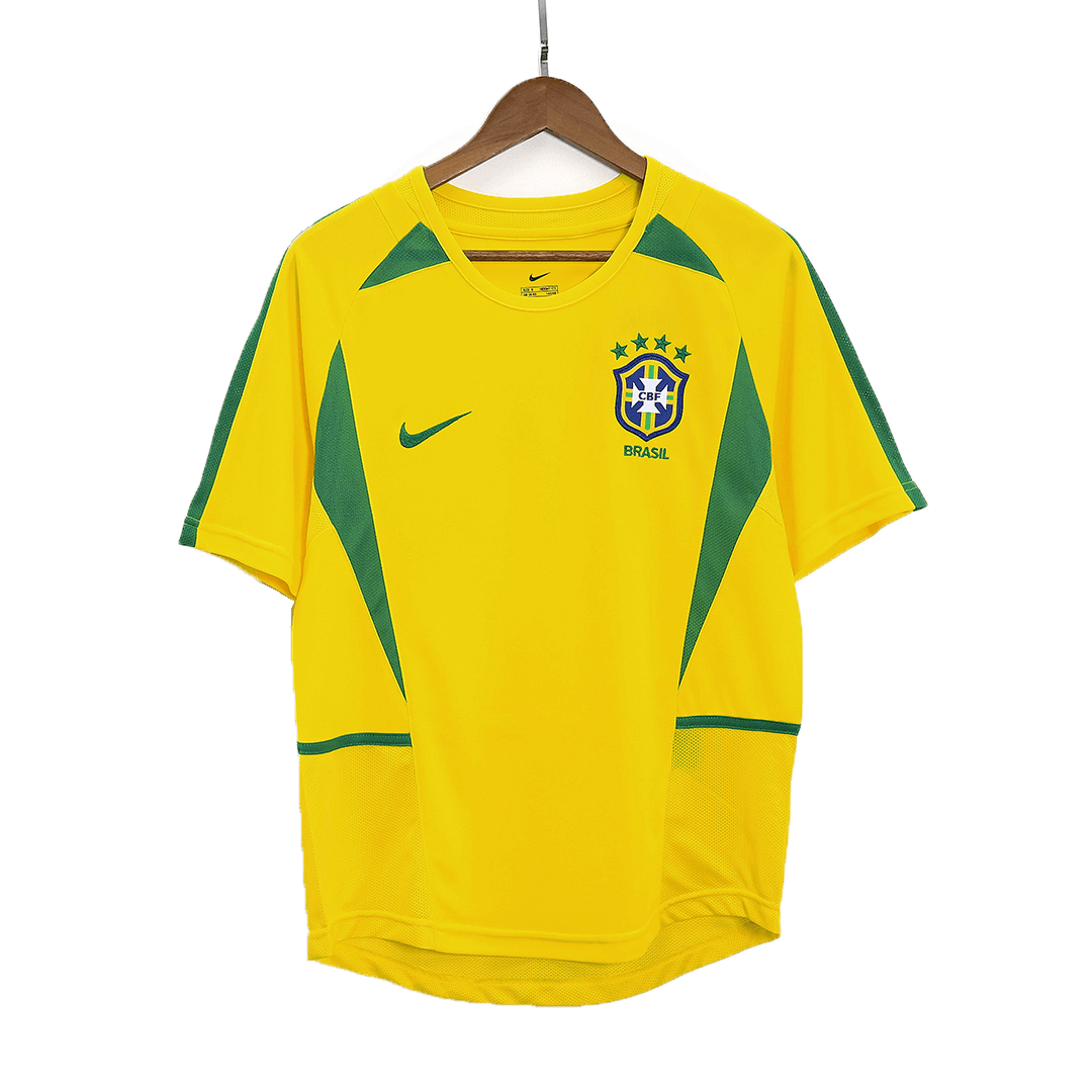 Retro Brazil Home Jersey World Cup 2002