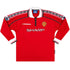 Retro Manchester United Home Long Sleeve Jersey 1998/00