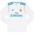 Retro Real Madrid Home Long Sleeve Jersey 2017/18