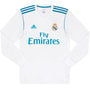 Retro Real Madrid Home Long Sleeve Jersey 2017/18