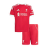 Liverpool Home Soccer Jersey Kit 2025/26 Kids(Jersey+Shorts)