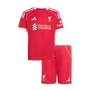 Liverpool Home Soccer Jersey Kit 2025/26 Kids(Jersey+Shorts)