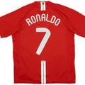 STOCK : MANCHETSER UNITED 2007 HOME (S-XL-RONALDO))