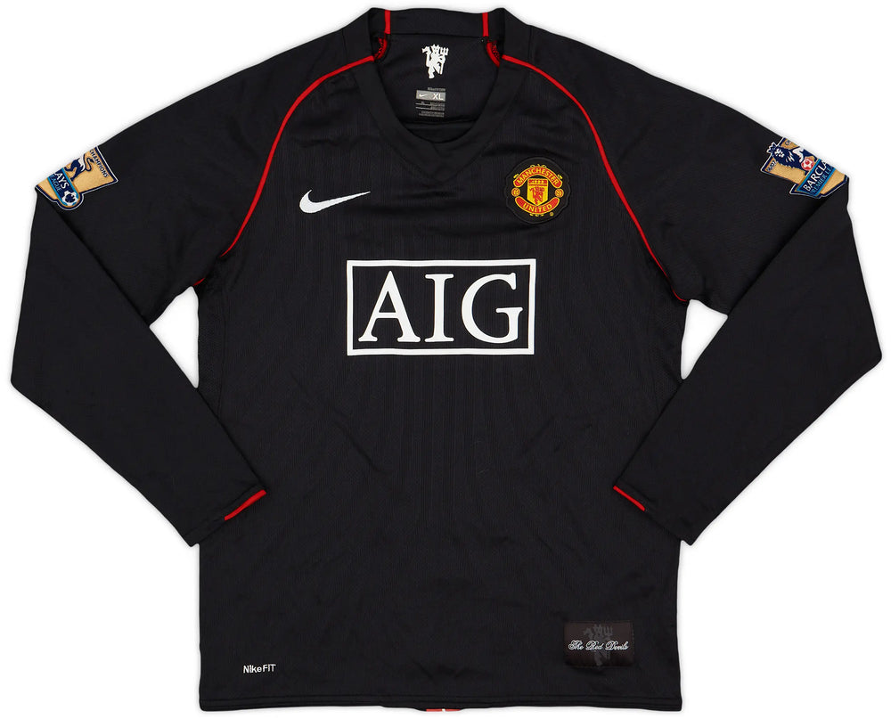 Manchester United 2007 Away with patches