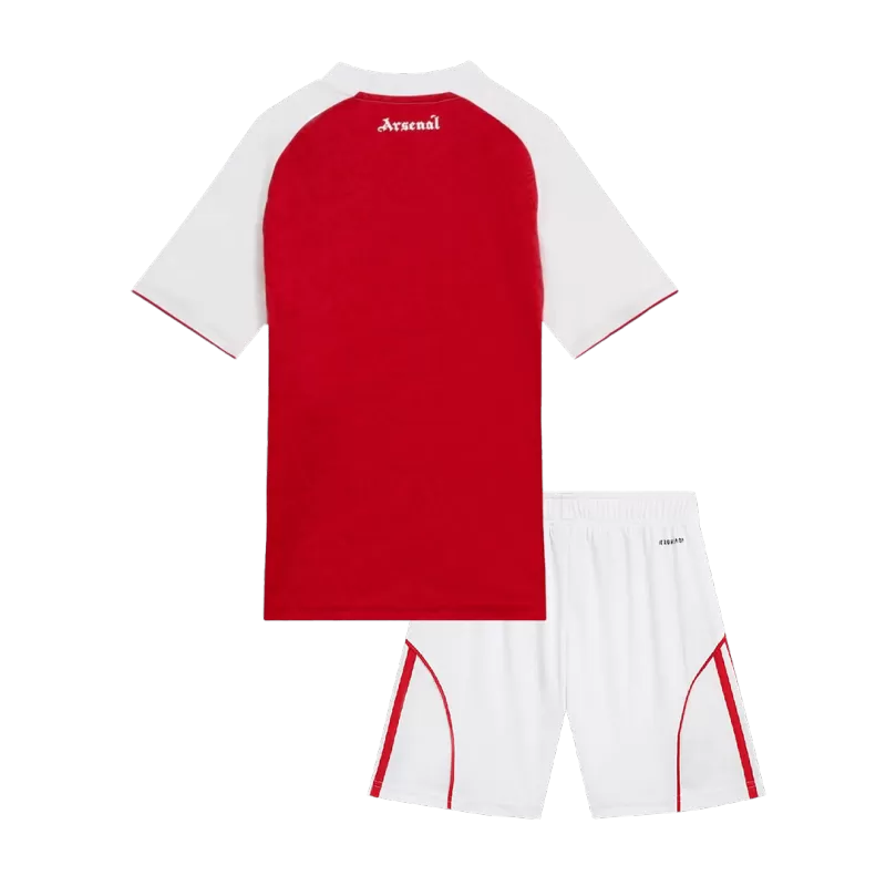Arsenal Home Soccer Jersey Kit 2025/26 Kids(Jersey+Shorts)