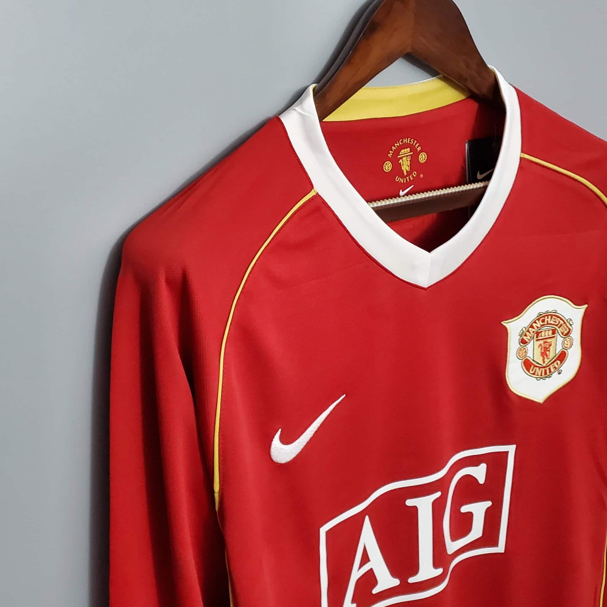 Manchester United 2006/2007 Home Kit – Long Sleeve