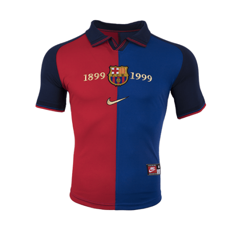 Retro Barcelona 100-Yeas Anniversary Home Jersey 1999/00