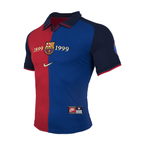 Retro Barcelona 100-Yeas Anniversary Home Jersey 1999/00