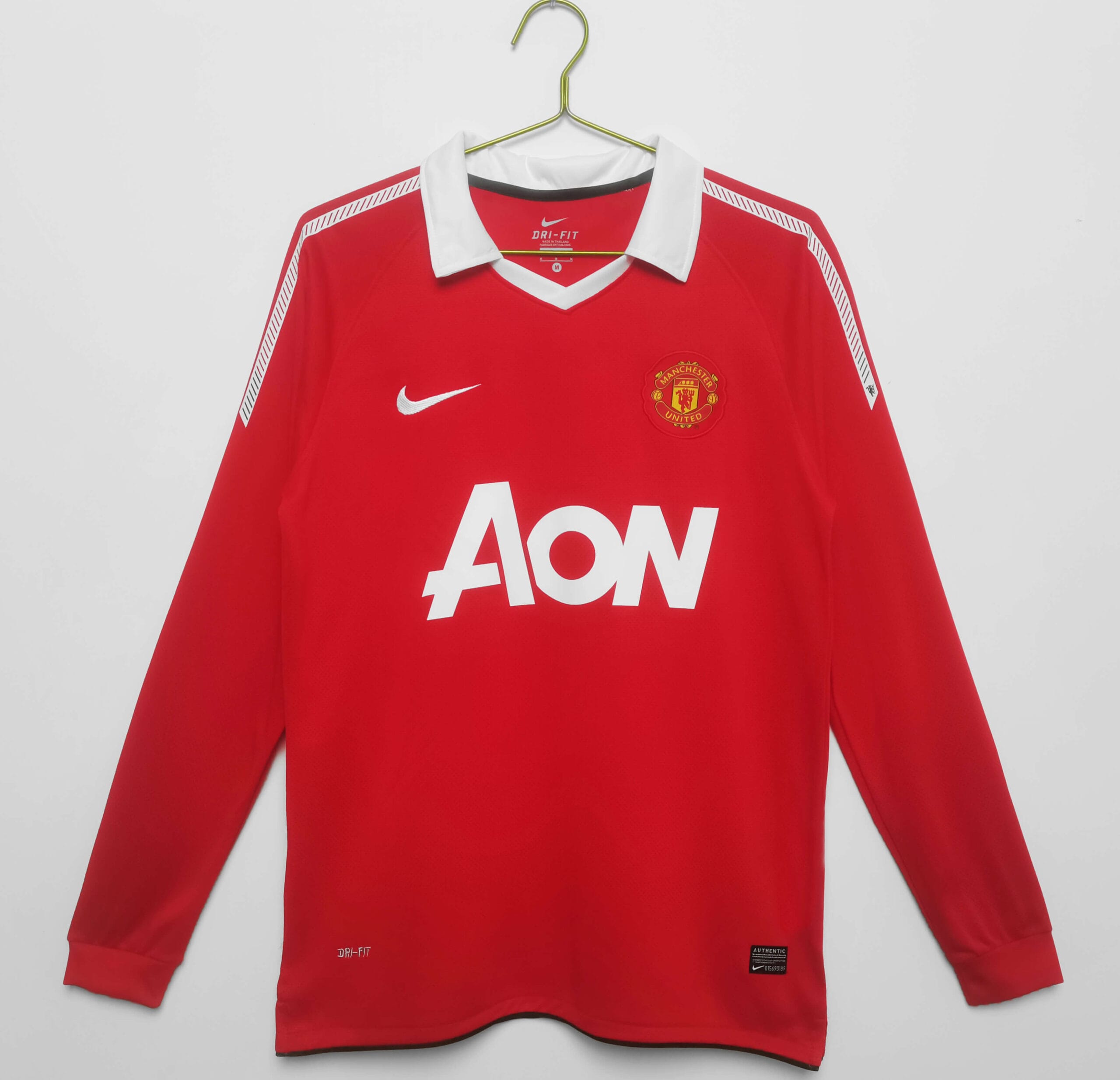 Manchester United 2010/2011 Home Kit – Long Sleeves