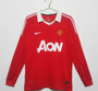 Manchester United 2010/2011 Home Kit – Long Sleeves
