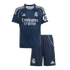 Real Madrid Away Soccer Jersey Kit 2025/26 Kids(Jersey+Shorts)