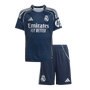 Real Madrid Away Soccer Jersey Kit 2025/26 Kids(Jersey+Shorts)