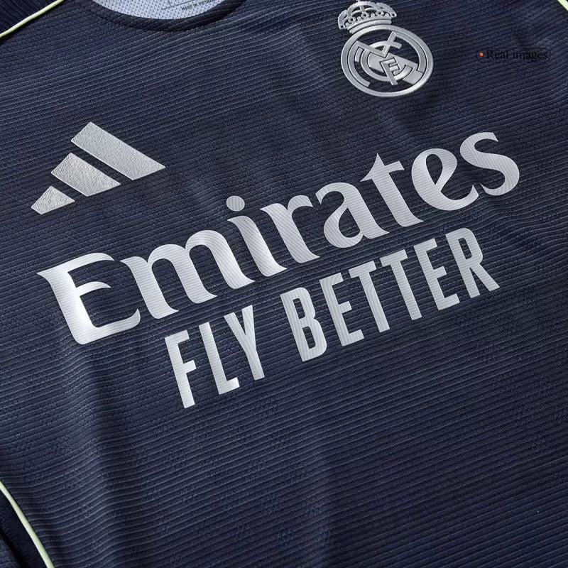Real Madrid Away Custom Player Version Soccer Jersey 2025/26