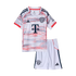 Bayern Munich Away Soccer Jersey Kit 2025/26 Kids(Jersey+Shorts)