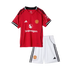 Manchester United Home Soccer Jersey Kit 2025/26 Kids(Jersey+Shorts)