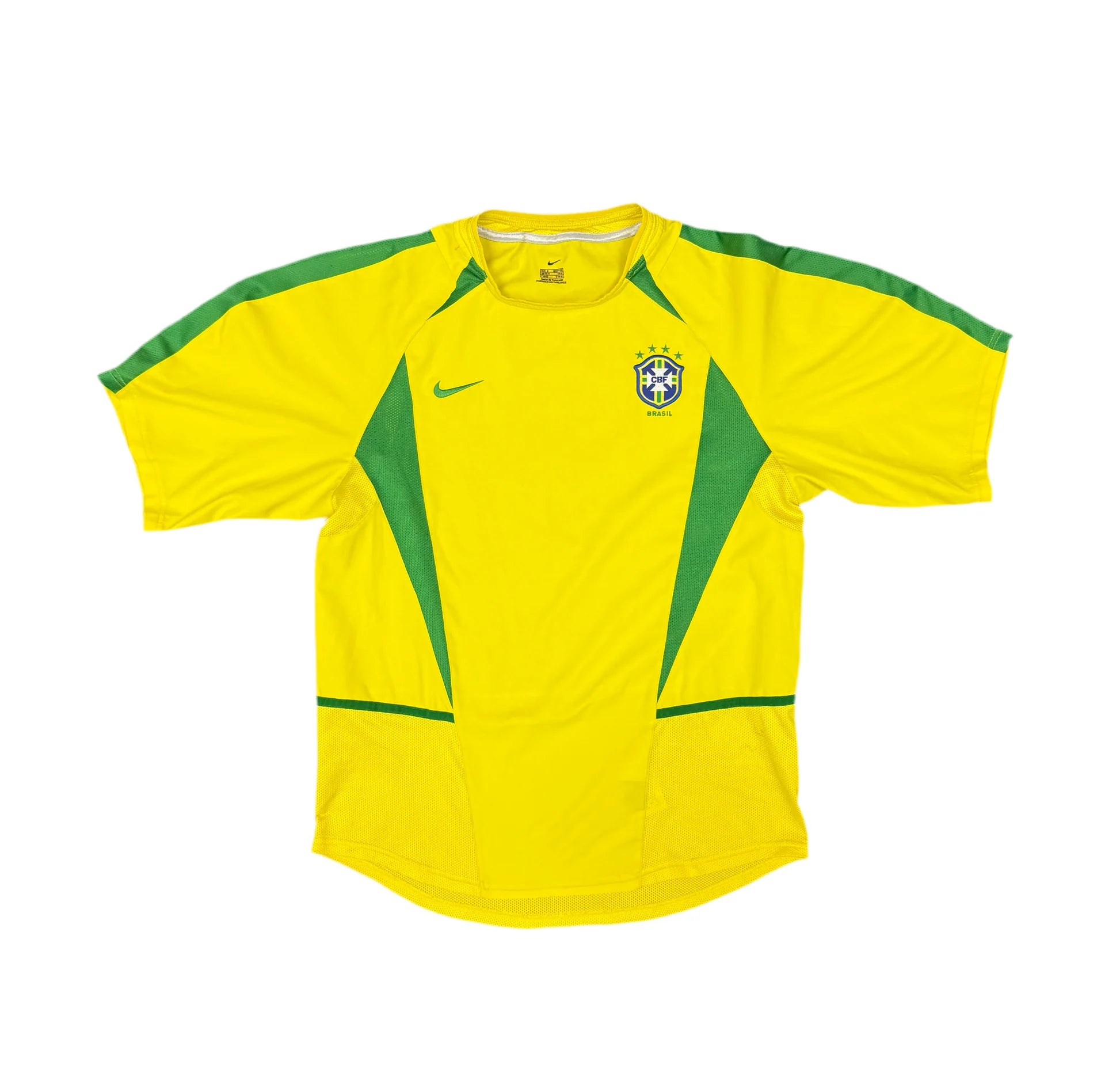 STOCK: BRAZIL 2002 HOME JERSEY (M)