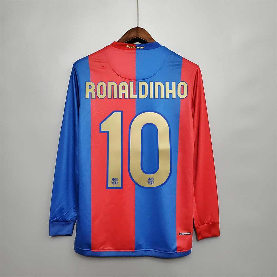 FC Barcelona 2006/2007 Home Kit – Long Sleeves