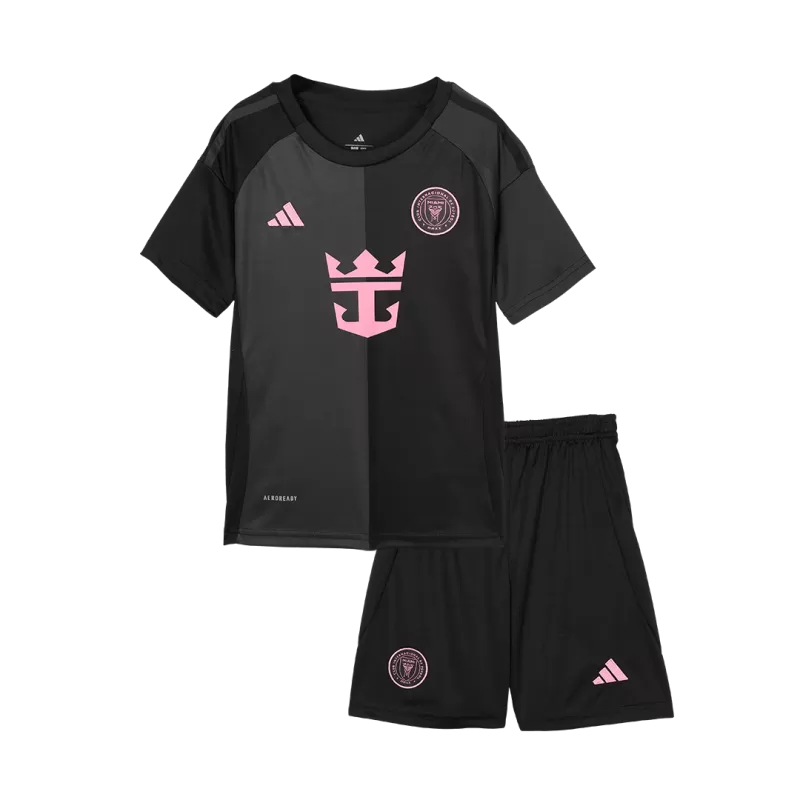 Inter Miami CF Away Soccer Jersey Kit 2025 Kids(Jersey+Shorts)