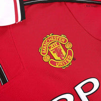 Retro Manchester United Home Long Sleeve Jersey 1998/00