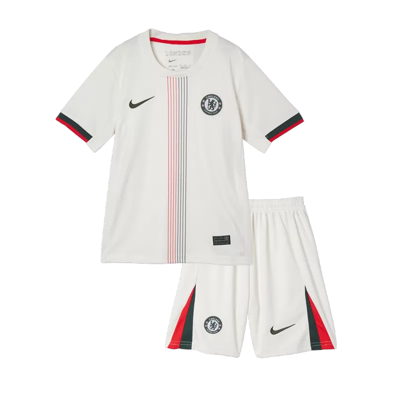 Chelsea Away Soccer Jersey Kit 2025/26 Kids(Jersey+Shorts)