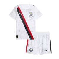 Manchester City Soccer Jersey Kit 2025/26 Kids(Jersey+Shorts)
