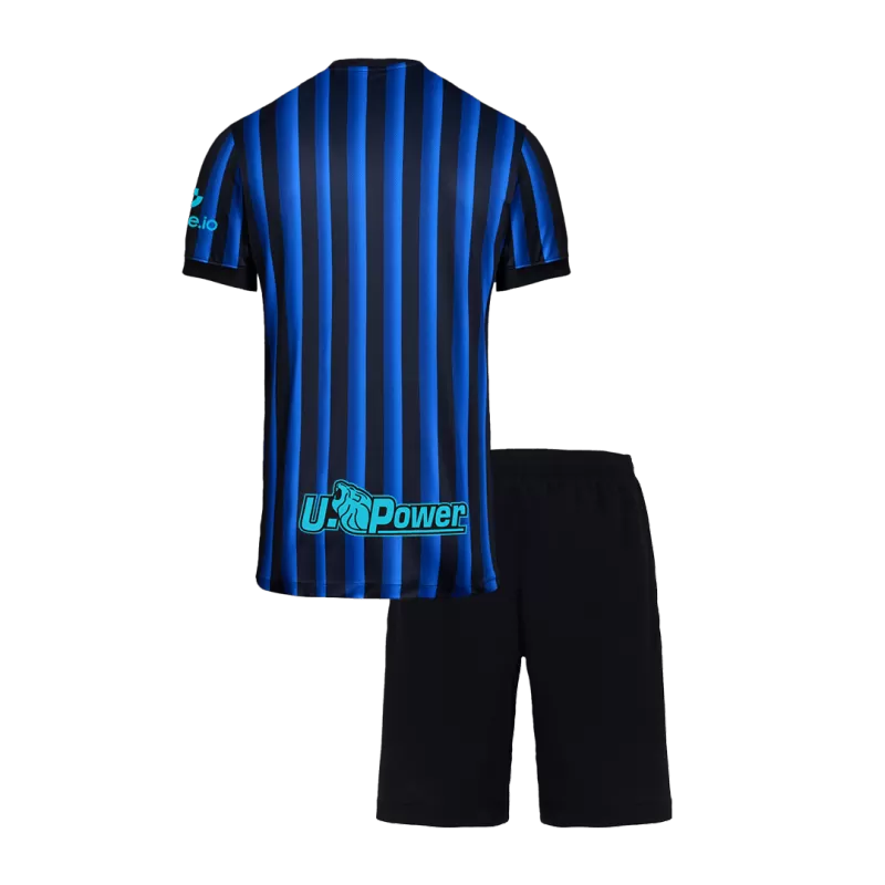 Inter Milan Home Soccer Jersey Kit 2025/26 Kids(Jersey+Shorts)