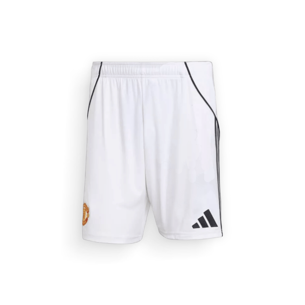 Manchester United 25-26 Home Shorts – White