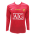 Retro Manchester United UCL Final Home Long Sleeve Jersey 2007/08