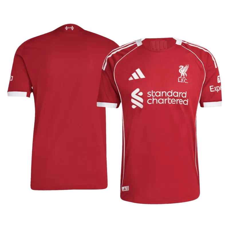 Liverpool Home Custom Player Version Soccer Jersey 2025/26