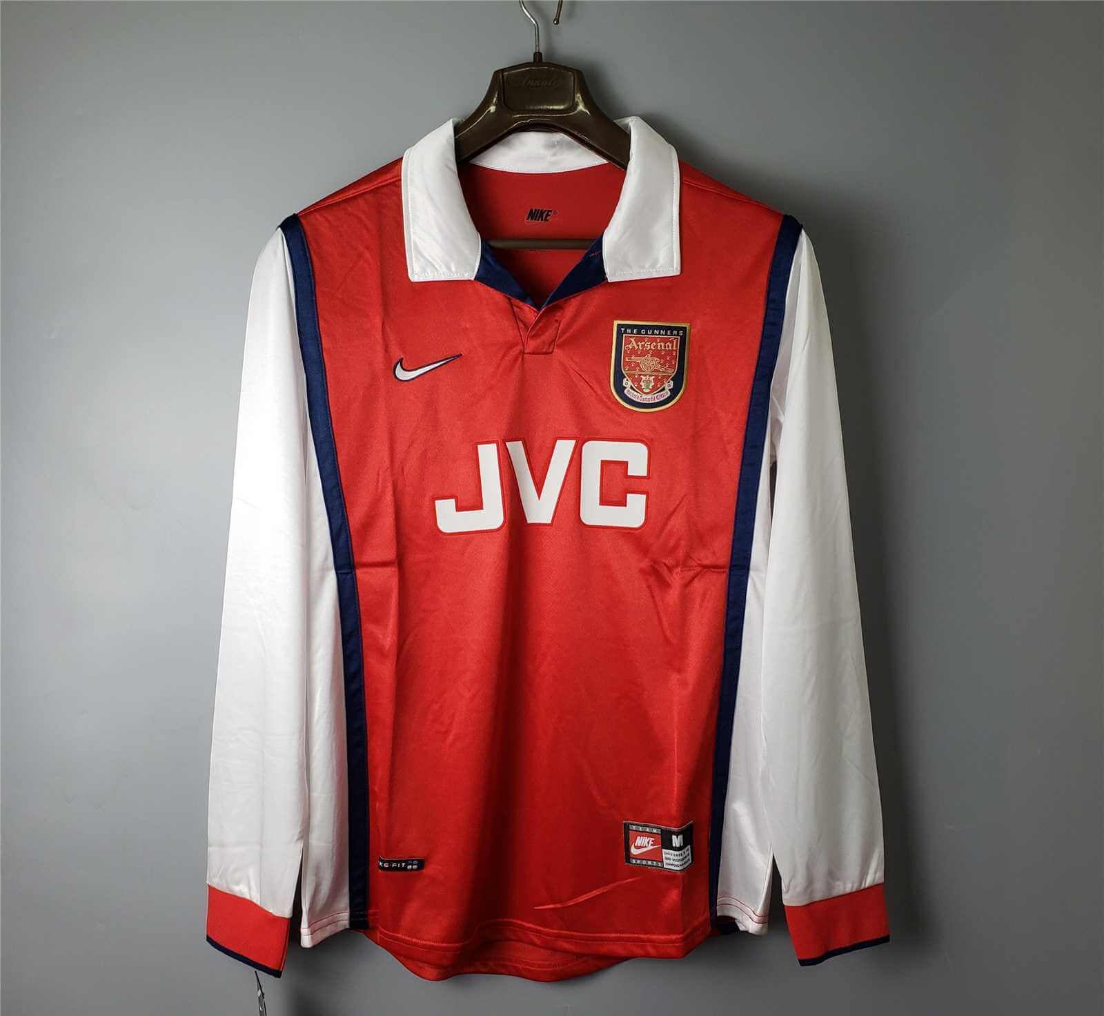 Arsenal 1998/1999 Home Kit – Long sleeve