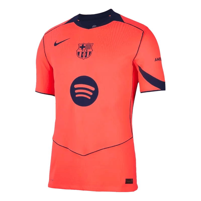 Barcelona Third Away Custom Player Version Soccer Jersey 2025/26