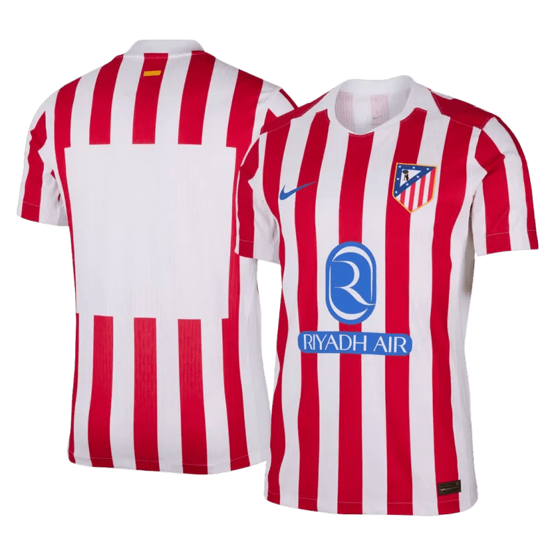 Atletico Madrid Home Custom Player Version Soccer Jersey 2025/26