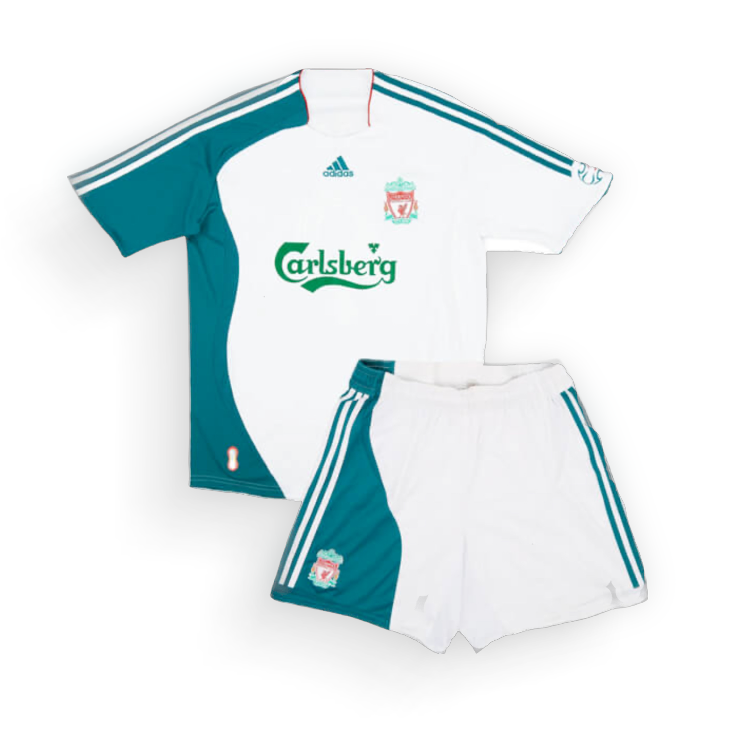 Liverpool FC Retro Third Kids Football Kit 2006-07