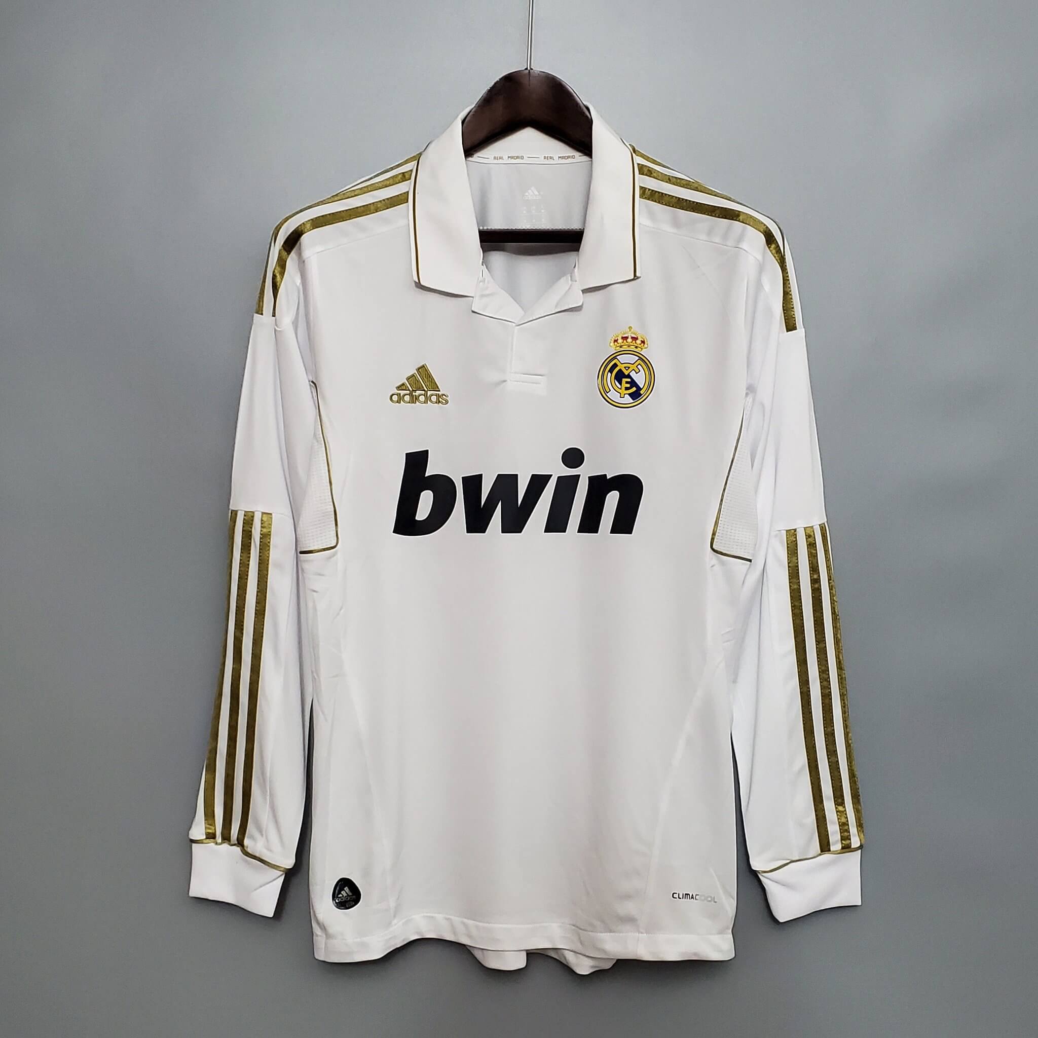 Real Madrid 2011/2012 Home Kit – Long Sleeve